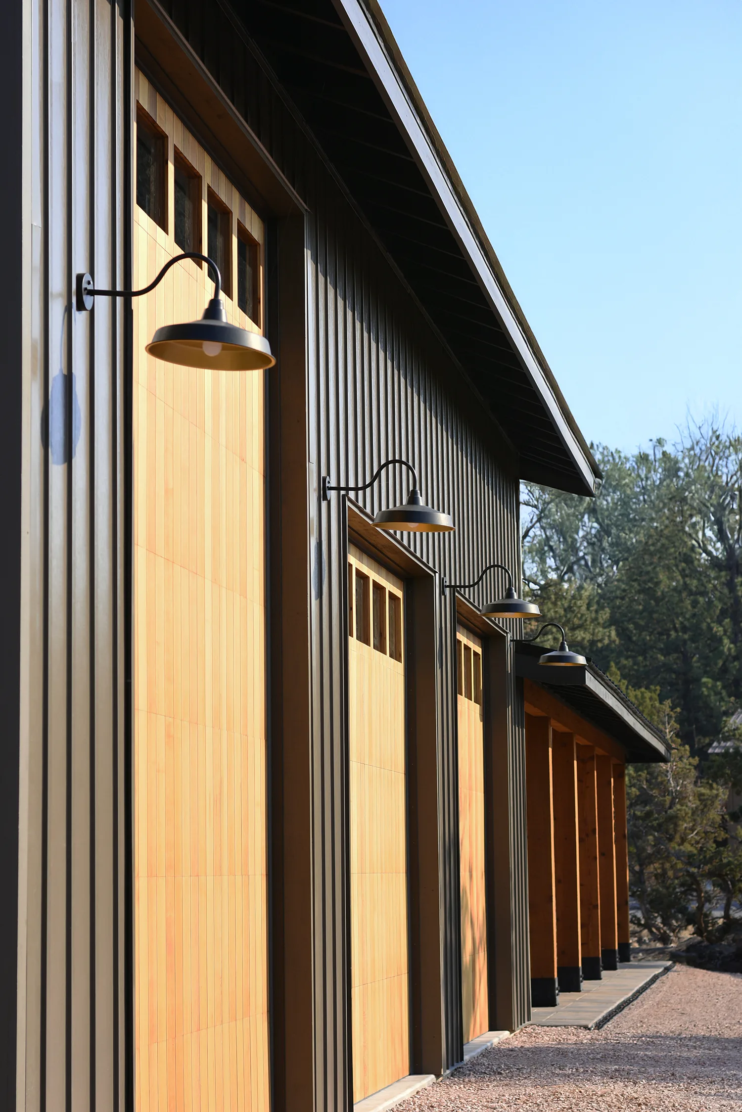 Residential exterior detail with siding and window lines