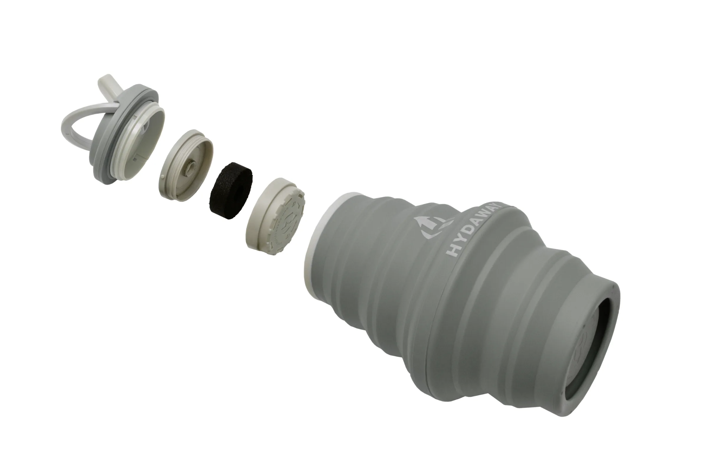 Thunder filter hardware, three-quarter view from the left