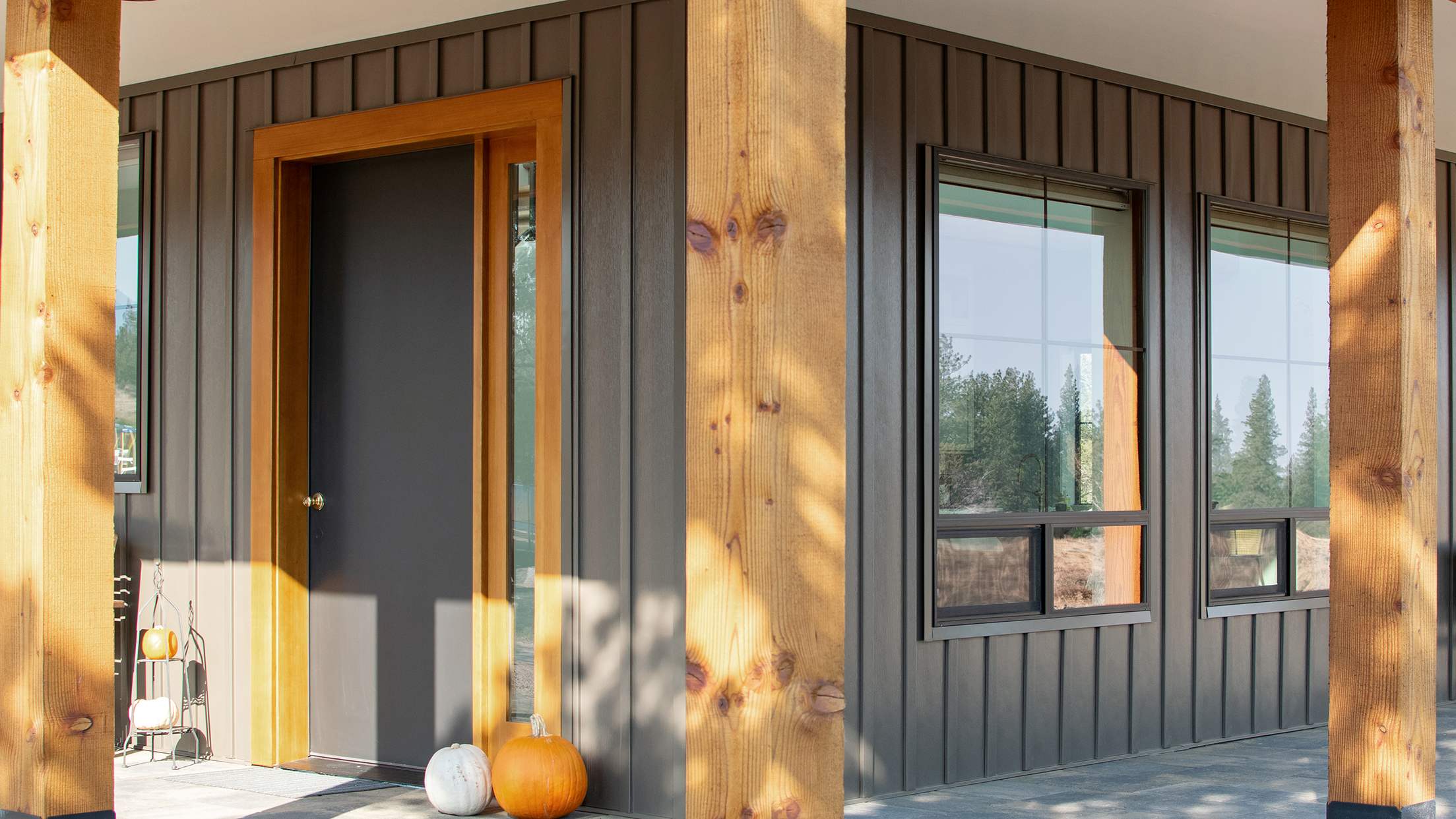Gallery: exterior siding detail on a residential facade